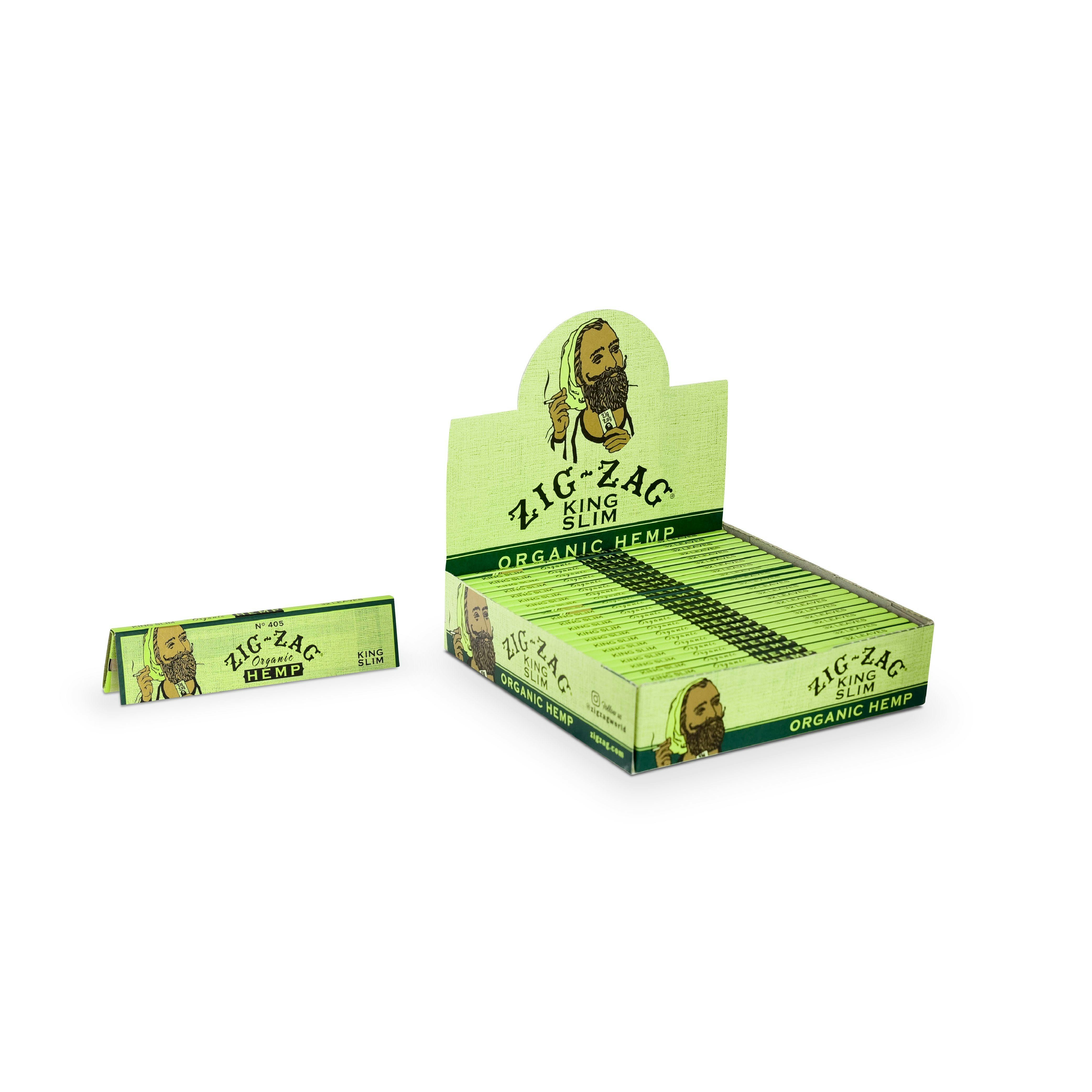 Zig Zag Organic Hemp King Slim Papers Leafly